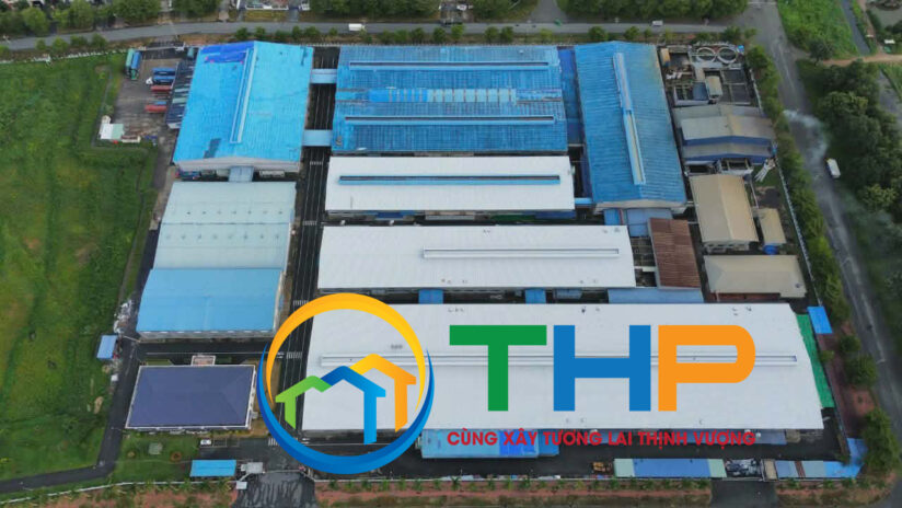 Cán tôn Seamlock tại công trình ở Long An 5 nha xuong su dung ton seamlock cán tôn kliplock 1000mm